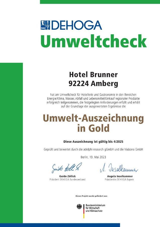 Hotel Brunner Amberg Exteriér fotografie